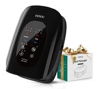 Burrki Massaggiatore per mani e polsi con calore e stretching per le dita, massaggiatore manuale senza fili per artrite e tunnel carpale, regalo di compleanno per mamma, donne, uomini e lei