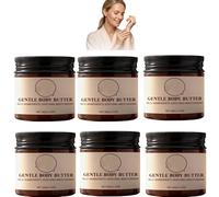 Burro Corpo Delicato per la Pelle Secca - Olio di Cocco Idratante Burro Corpo con Oli Vegetali e Glicerina - Crema Idratante a Lunga Durata per l'Autunno Inverno - Idratante Non Grasso (6PCS)