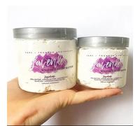 Burro corporeo biologico montato alla lavanda, olio di cocco e olio essenziale di lavanda, crema per il corpo montato, crema idratante oli essenziali per la pelle secca, lozione naturale (2pcs)