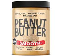 Burro Di Arachidi Proteico Senza Zuccheri Smooth - 1kg Peanut Butter - 30% Proteine 100% Naturale Senza Olio di Palma Degrassato - Crema spalmabile proteica di frutta secca