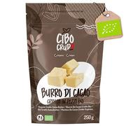 Burro di Cacao Alimentare Biologico in Pezzi Tostato - 250g. Burro di Cacao Puro e Biologico per Dolci, Pasticceria o Cosmesi Bio e Naturale.