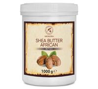 Burro di Karité 1000g - Pure & Naturale - Butyrospermum Parkii - Sheabutter - Olio per Corpo - Capelli - Ideale per Pelle - Unghie - Labbra - Capelli - Viso e Corpo