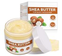 Burro di Karité Puro, 220g Shea Btter Naturale e Idratante Ricco di Vitamine Per Capelli e Corpo e Viso, Tutti i tipi di pelle