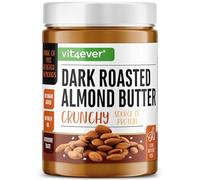 Burro di mandorle tostato scuro - 1 kg di burro di mandorle naturale - Extra croccante e dal sapore intenso raffinato con sale - Alte proteine - Olio o grasso di palma aggiunti - Vegan
