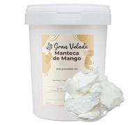 Burro di Mango Refined 1000 ml | Ideale per creme viso e cura del corpo. Idratante e antietà. Ingrediente cosmetico.