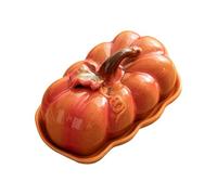 Burro In Ceramica Con Coperchio,Contenitore Per Formaggio A Forma Di - Decorativo Per Alimenti Con Coperchio Per Burro, Formaggio, Frutta, Dessert, Stoccaggio E Centro Tavolo