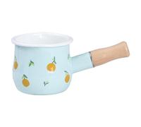Burro riscaldante per latte, per riscaldare il latte, acqua bollente, burro, per cucina, blu, 10 x 8,5 cm
