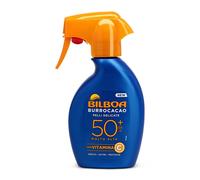 Bilboa Spray Solare Burrocacao Protezione Molto Alta SPF 50+ Pelli Delicate - Flacone da 250ml