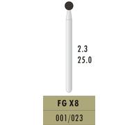 Burs chirurgici orali dentali del carburo di tungsteno FG X8 25MM 001/023 BOMAOE