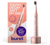 Burst Spazzolino elettrico originale Sonic per adulti (oro rosa), setole morbide, pulizia profonda, rimozione macchie e placca, 3 modalità: sbiancamento dei denti, sensibile e massaggio