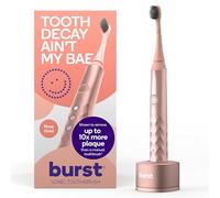 Burst Spazzolino elettrico originale Sonic per adulti (oro rosa), setole morbide, pulizia profonda, rimozione macchie e placca, 3 modalità: sbiancamento dei denti, sensibile e massaggio