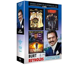 Burt Reynolds 3 DVDs Malone+La Brigada de Sharky+Los Aventureros de Lucky Lady