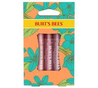 Burt's Bees Set regalo Colore Labbra 3 Lip Shimmers in tonalità Peonia, Rabarbaro e Fico, Petal Kisses, 3 x 2,6 g