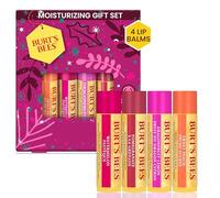 Burt’s Bees Set Regalo Balsamo Labbra, Confezione Regalo Burrocacao, Aroma Pesca, Anguria, Melograno, Dragonfruit Lemon, 4 x 4.25 g