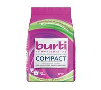 burti COMPACT Detersivo in polvere - detersivo in polvere e detersivo delicato per bucato colorato e fine - Smacchiatore con protezione per colori e fibre - circa 26 lavaggi