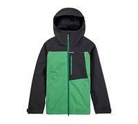 Burton 23359100002 Giacca da Snowboard, True Black/Clover Green, XS