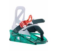 Burton - Attacchi da snowboard - Mini Grom Green/Multi - Taglia S - Bianco