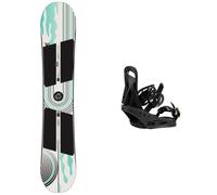Burton - Attacchi da snowboard - Set Rewind 2024 in Nylon - Nero Nero S,M