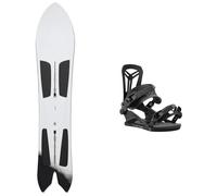 Burton - Attacchi snowboard all-mountain Uomo - Pack Family Tree 3D Channelsurfer 2025 - Bianco