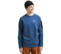 Burton Baker Stretch Fleece Crewneck M - felpa in pile - uomo M Light Blue man Heiq Fresh,Bluesign