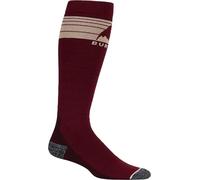 Burton Calzini da uomo di peso medio emblema, Rosso scuro, Large