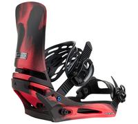 Burton Cartel X Flex Attacchi Snowboard Uomo Cinghie Rosso Nero NEU L