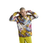 Burton Felpa da uomo con cappuccio in pile resistente alle intemperie, Stout Voyager bianco, Medium