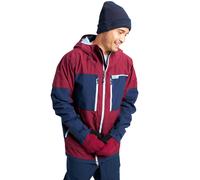 Burton Frostner Giacca Uomo Giacca da Snowboard Sci Schnee-Jacke Rosso Blu Nuovo
