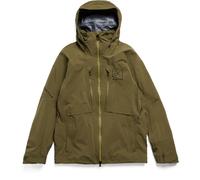 Burton - Giacca da sci impermeabile in GORE-TEX® - M AK Hover Gore-Tex C-Knit 3L Jacket Dried Moss in Softshell - Taglia M - Kaki