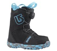 Burton Grom Boa - scarponi snowboard - bambino 13C (30,5 EU) US Black junior Boa Fit System