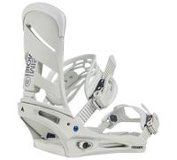 Burton Mission Bindings Freestyle Da Uomo Per Snowboard Con Cinghie Grigio NUOVO