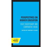 Burton R. Clark Perspectives on Higher Education (Copertina rigida)