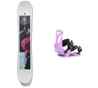 Burton - Snowboard All-mountain/freestyle - Pack Talent Scout 2025 per Donne - Bianco