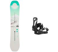 Burton - Snowboard all-mountain - Pack Feelgood First Tracks 2026 per Donne - Blu
