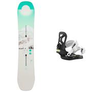 Burton - Snowboard all mountain - Pack Feelgood Smalls 2027 in Legno - Blu