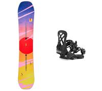 Burton - Snowboard all-mountain - Pack Feelgood Tight Rope 2027 in Legno - rosso