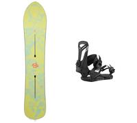 Burton - Snowboard all-mountain - Pack Ft Sketchartist 2026 in Legno - Giallo