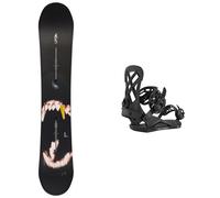Burton - Snowboard all-mountain - Pack Process Bad Dog 2027 in Legno - Nero