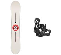 Burton - Snowboard all-mountain - Pack Process Good Dog 2027 in Legno - rosso