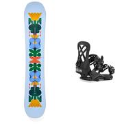 Burton - Snowboard all-mountain - Pack Yeasayer Flora 2027 in Legno - Blu