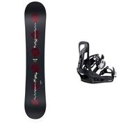 Burton - Snowboard freestyle - Pack Blossom Dragon 2027 in Legno - Nero