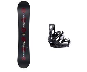 Burton - Snowboard freestyle - Pack Blossom Dragon 2027 in Legno - Nero