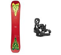 Burton - Snowboard freestyle - Pack Pretty Good Company 2027 in Legno - rosso