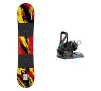 Burton - Snowboard - Set Kid Grom Ketchup/Mustard 2024 in Legno - rosso