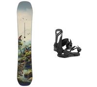Burton - Snowboard uomo all-mountain - Pack Custom FV Jungle 2026 per Uomo - Verde