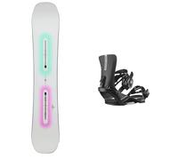 Burton - Snowboard uomo all-mountain - Pack Custom Glow 2026 - Bianco