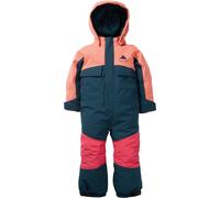 Burton - Tuta one piece da sci/snowboard - Toddlers 2L One Piece Peach Echo Deep Emerald in Materiale Riciclato - Taglia Bambino 12-18 m - Blu navy