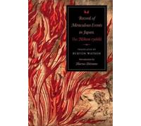 Burton Watson Record of Miraculous Events in Japan (Copertina rigida)