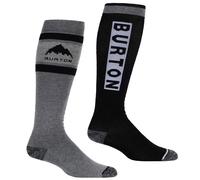 Burton W nd Midweight 2 Pacco Herren-Skisocken Calze Snowboard Calzini Nero