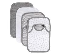 Burt's Bees Baby 4 pezzi Organic Bibs, Heather Grey Variety by Burt's Bees Baby